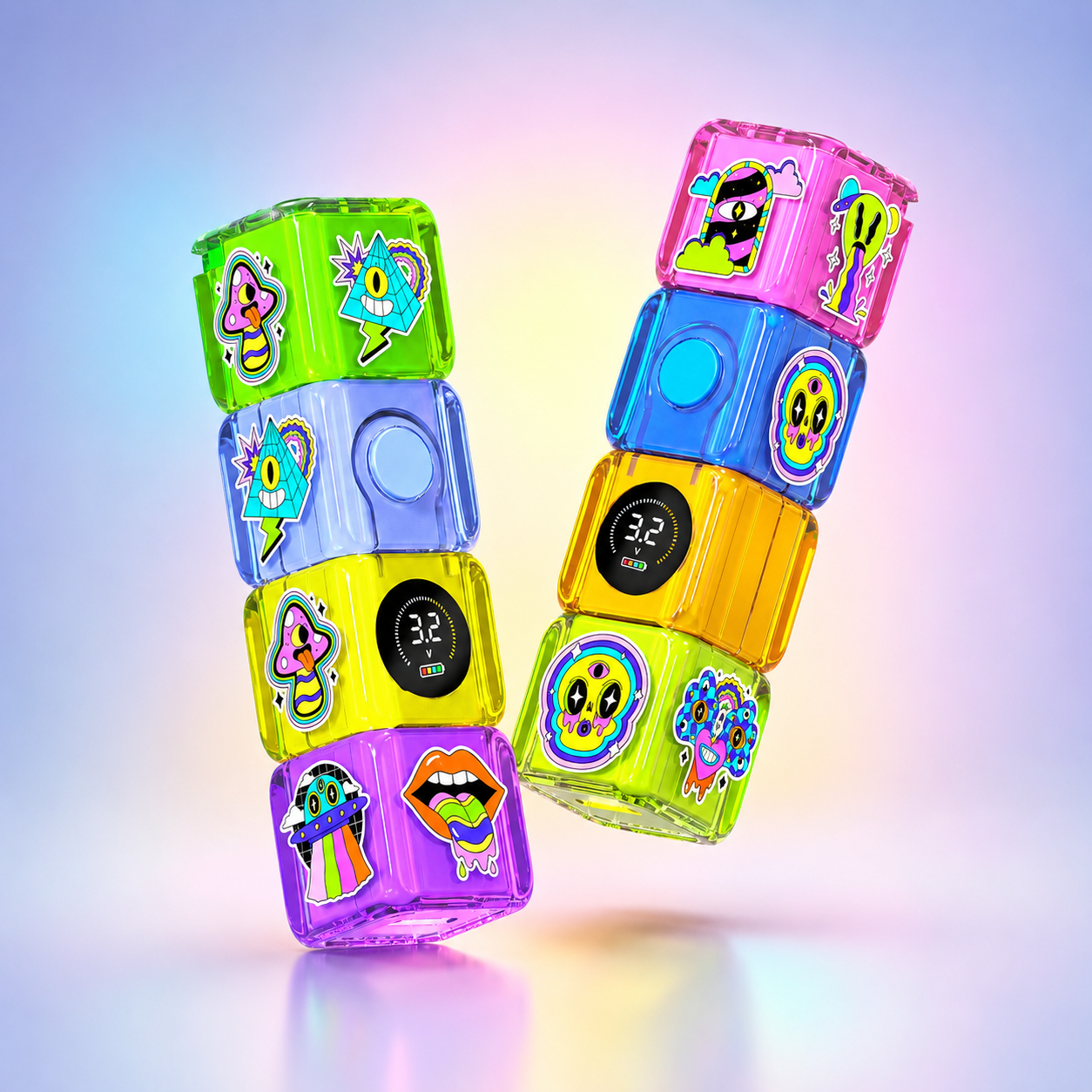 510-Thread Color Block Battery